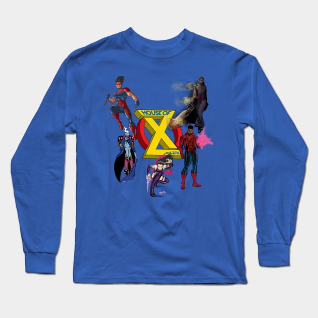 House of X FB Group Shirt 4: Power of Color Long Sleeve T-Shirt by Warpath_Dylan